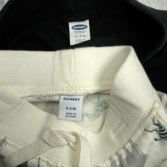 Baby Boy Sweat Pants | Black and Animals | 0-3 months - Picture 4 of 4